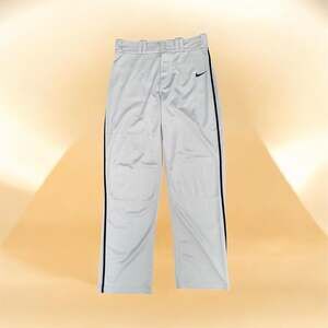 Nike Dri-FIT Men's Gray Piped Baseball Pants